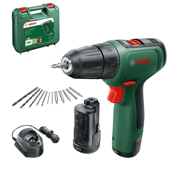 BOSCH EasyDrill 1200 Şarjlı Matkap 12 Volt Çift Akülü