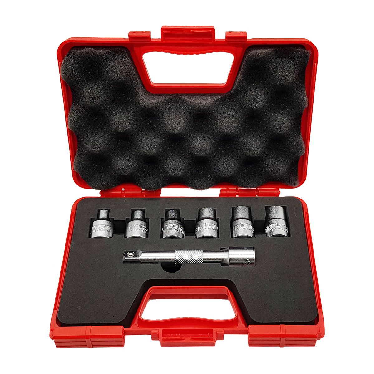 İzeltaş- 1/2'' Star (Torx) Lokma Anahtar Takımı 7 Parça