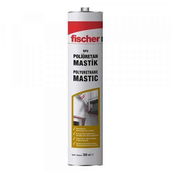 FISCHER DPU Poliüretan Mastik Siyah 300 ml (553025)