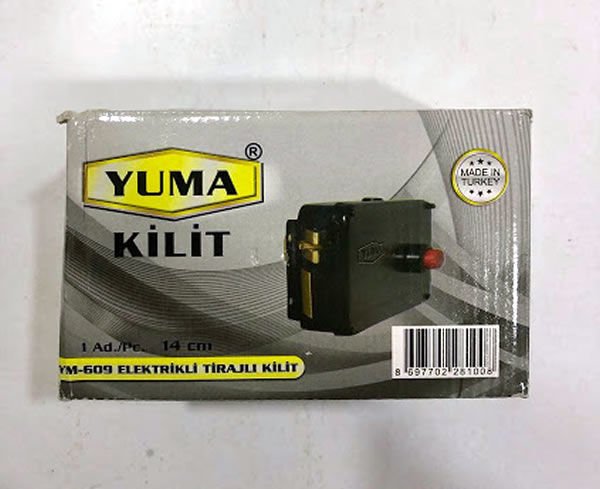 Yuma Elektrikli Tirajlı Kilit YM-609