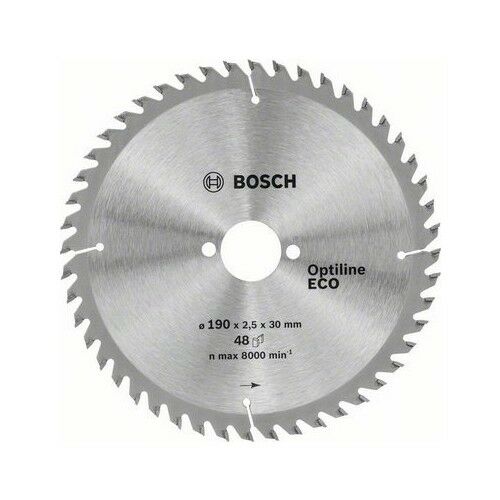 Bosch Optiline Eco Daire Testere Ağzı 190x30mm 48 Diş