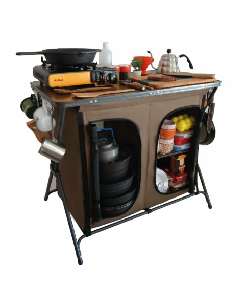 NURGAZ Campout Çift Kapılı Kamp Mutfağı (NG C156)