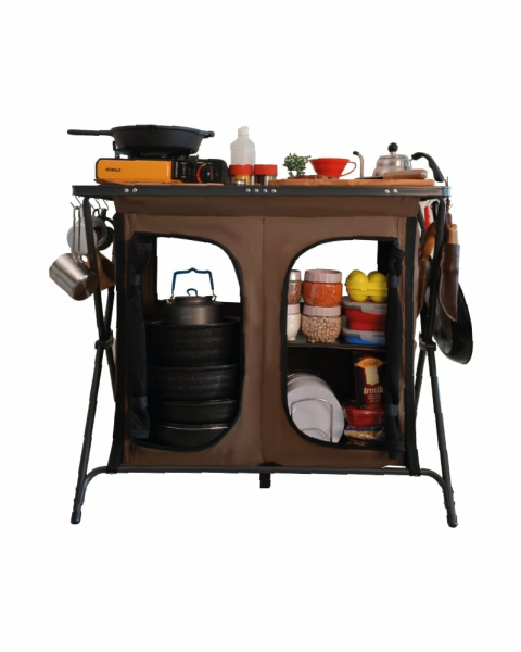 NURGAZ Campout Çift Kapılı Kamp Mutfağı (NG C156)