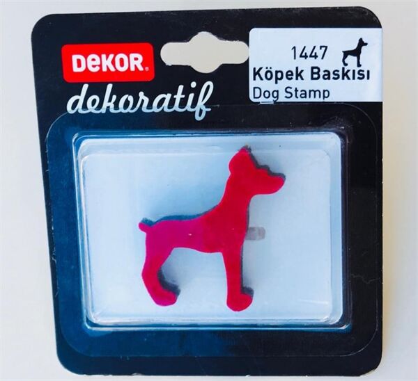 Dekor 1447 Köpek Baskısı