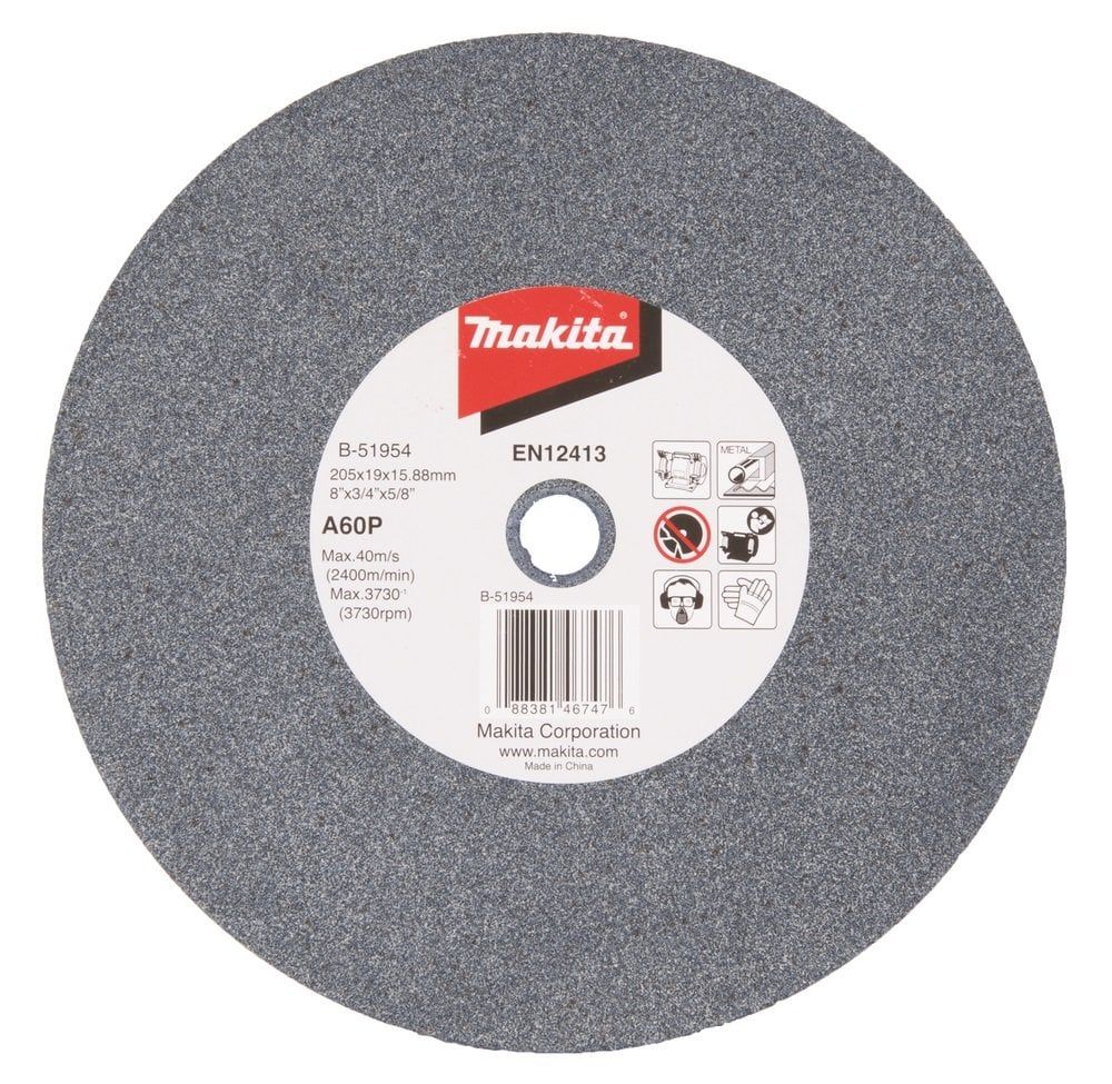 MAKİTA 205x19x15,8 mm NK Bileme Taşı 60 kum GB 801 İçin (B-51954)