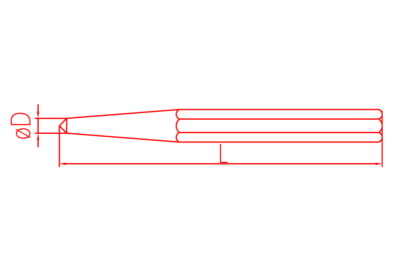 İZELTAŞ Boyalı Nokta Zımba 5x120 mm (5540 24 5120)