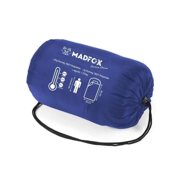 MADFOX Cavery Stone Uyku Tulumu -10° Derece (Mavi)