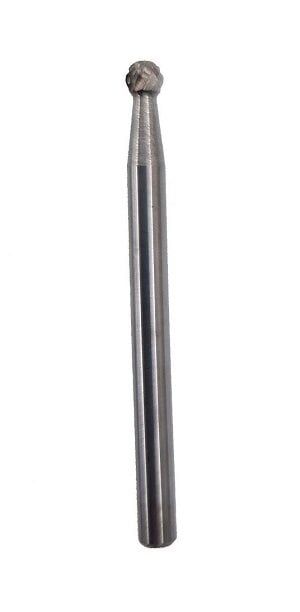 NEXON D Tipi 3 mm Top Başlı Elmas - Karbür Kalıpçı Freze Ucu (Dremel Uyumlu)