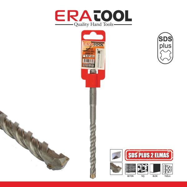 ERA55117 Eratool Sds Plus Matkap Ucu 2 ELMAS 15X160