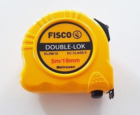 FİSCO Double Lok Şerit Metre 5 mt