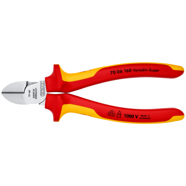 KNIPEX VDE Elektrikçi Yan Keski 160 mm (7006160)