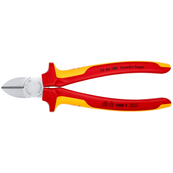 KNIPEX VDE Elektrikçi Yan Keski 180 mm (7006180)