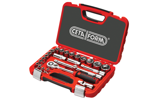 CETA-FORM C20-25PH2 Altı Köşe Lokma Takımı 1/2 25 Parça