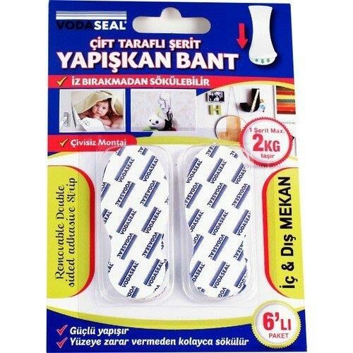 Vodaseal Çift Taraflı Şerit Bant 2kg Taşıma 6 Adet