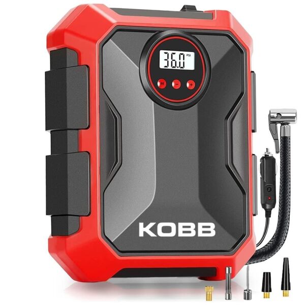 KOBB KB200 Dijital Göstergeli Hava Pompası 12 Volt 150 Ps