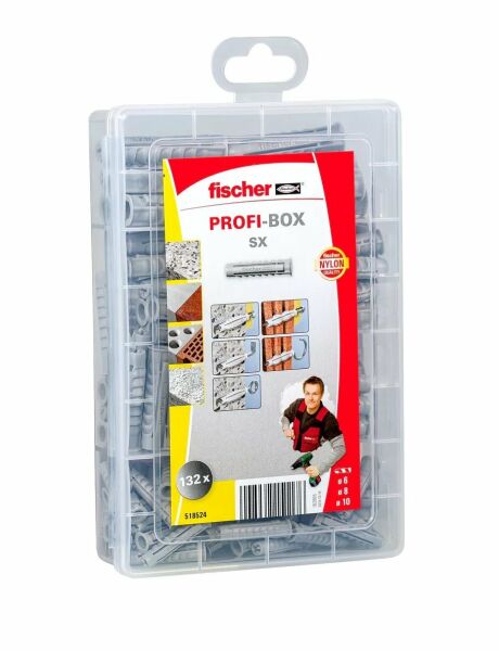 FISCHER SX 6-8-10 Plastik Dübel Seti 132 Parça