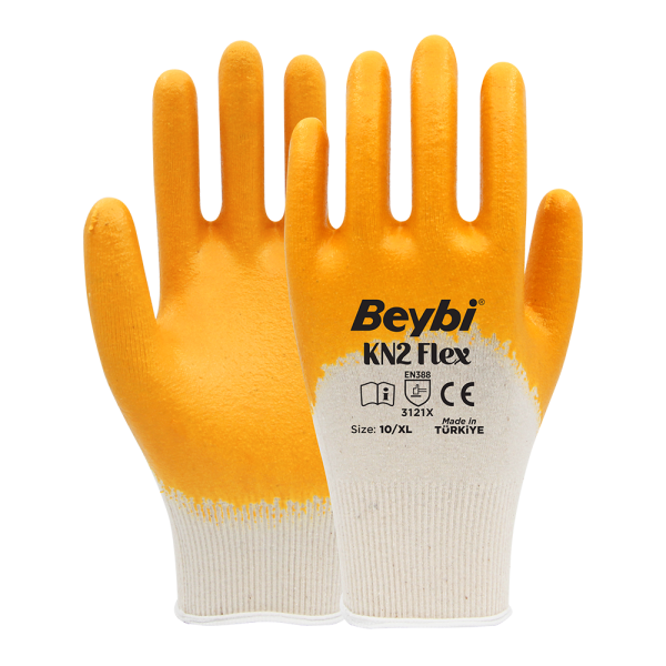 BEYBİ KN-2 Flex Nitril İş Eldiven 9 Numara