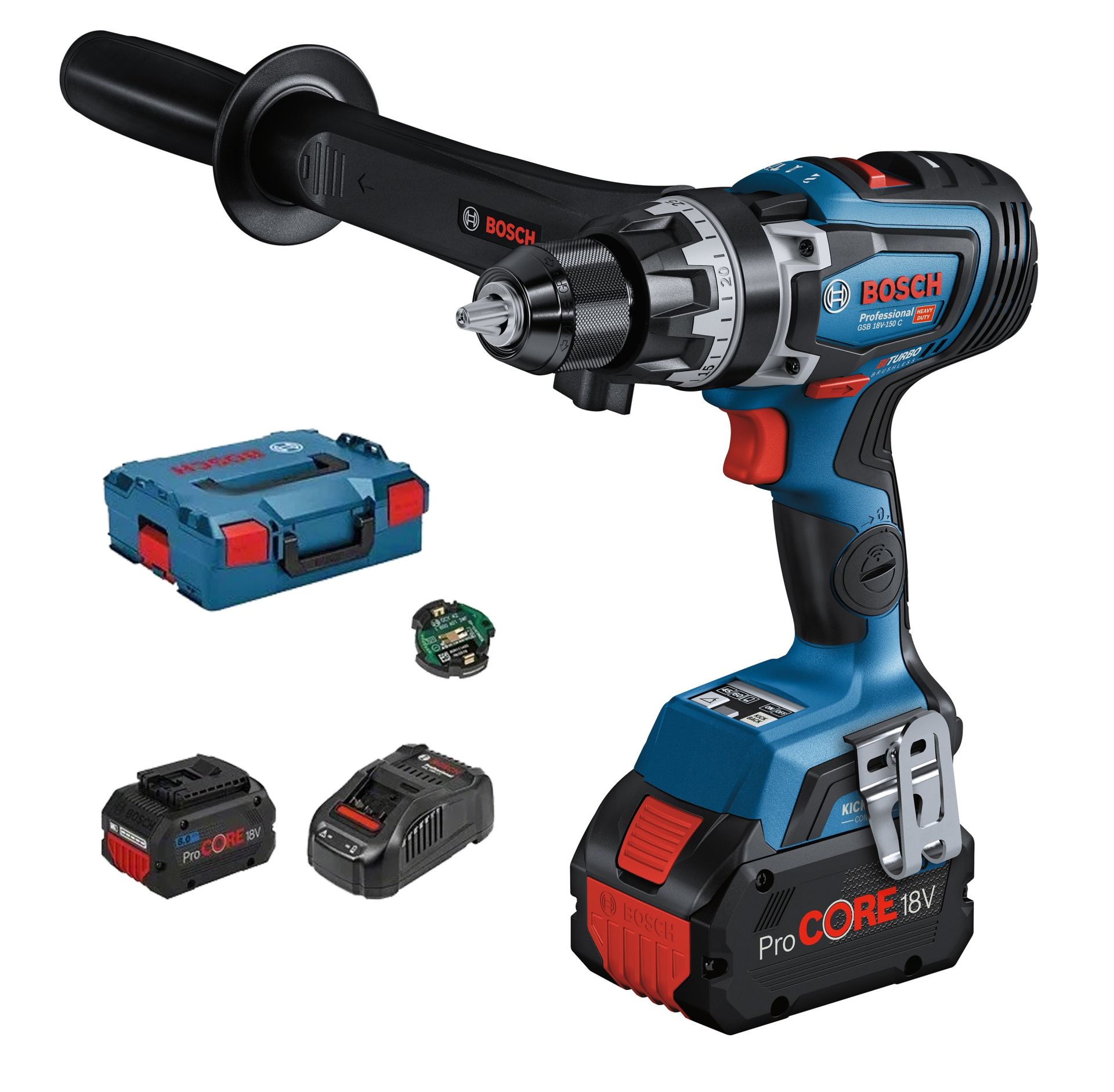 BOSCH GSB 18V-150 C Kömürsüz Şarjlı Darbeli Matkap 18 Volt 8.0 Ah