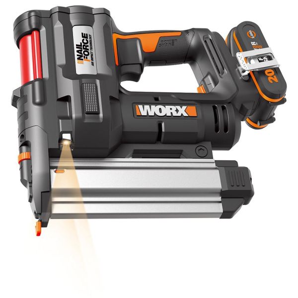 WORX WX840 Akülü Çivi - Zımba Çakma Tabancası 20 Volt Tek Akü