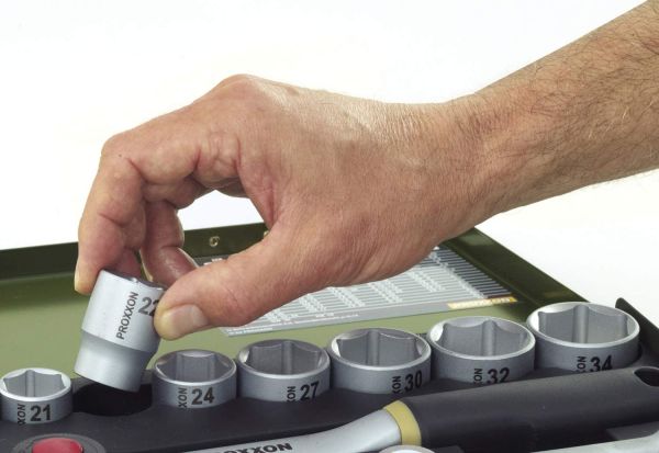 PROXXON Lokma Takımı 65 Parça 1/2'' - 1/4'' (23286)