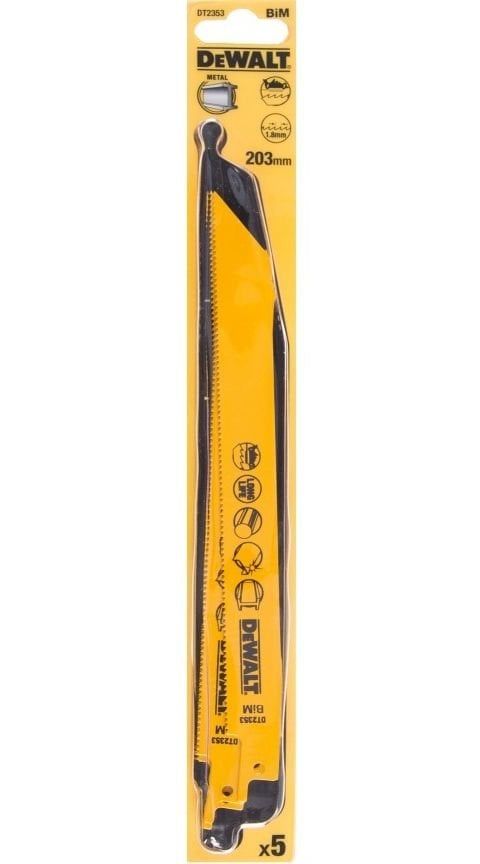 DEWALT DT2353 TILKI KUYRUĞU TESTERE SARI 5 ADET