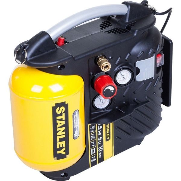 STANLEY DN 200/10/5 Airbos Sessiz Hava Kompresörü 6 Litre