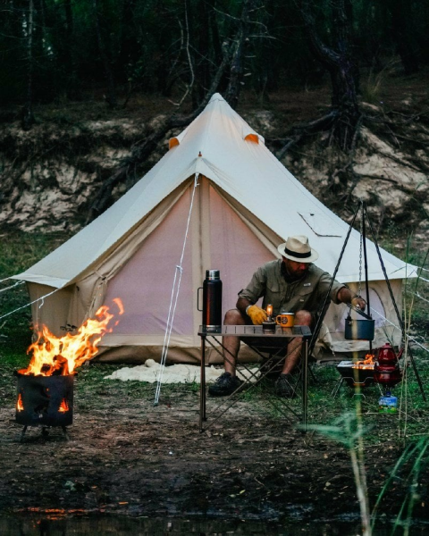 NURGAZ Campout 4 Metre Kanvas Çadır (NG CBKC-4)