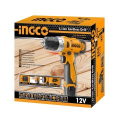 Ingco CDLI228120-2 12V Li-ion Şarjlı Matkap + Yedek Pil ve Çanta