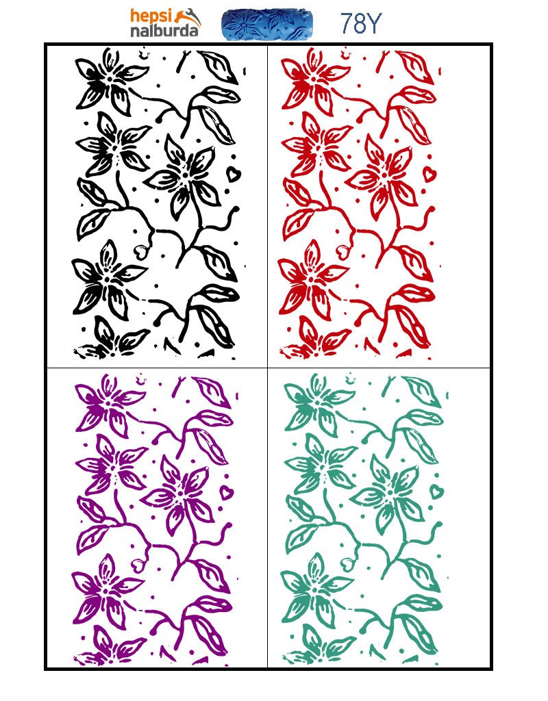 Plus Proline Dekoratif Desenli Rulo Yedeği 078Y