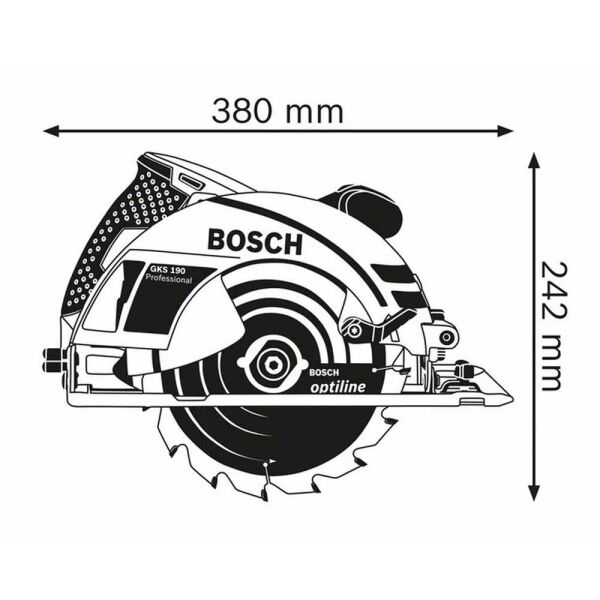 Bosch GKS 190 Daire Testere 1400W - 0601623000H