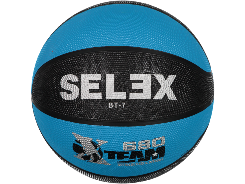 SELEX BT-7 Neon Basketbol Topu (Mavi-Siyah)