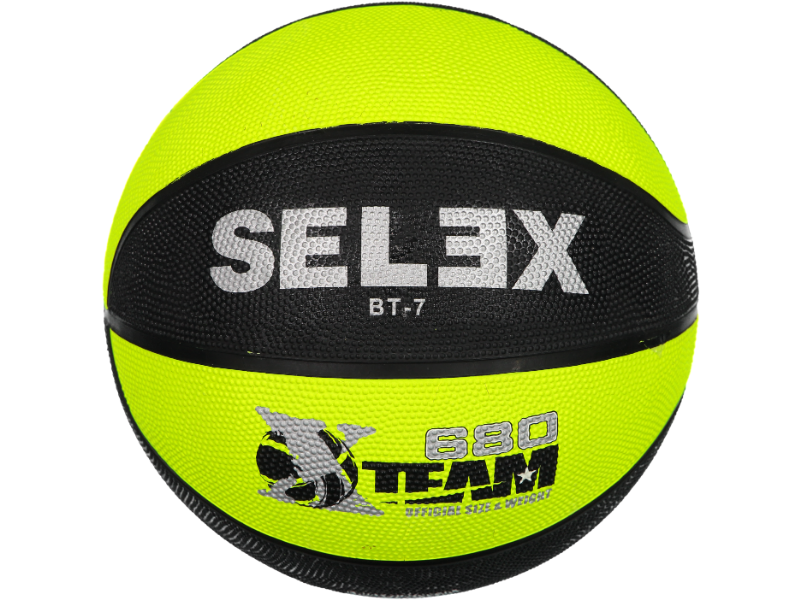 SELEX BT-7 Neon Basketbol Topu (Sarı-Siyah)