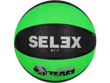 SELEX BT-7 Neon Basketbol Topu (Yeşil-Siyah)