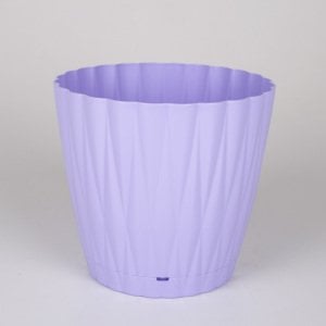 Veramaya Plastik İstiridye Saksı No:4 Lila 5,5 Litre 22x20 Cm