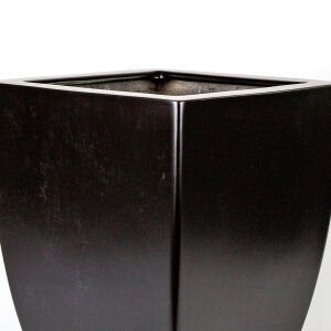 Saksı Veronika Konik 37x37x50 Cm. Siyah