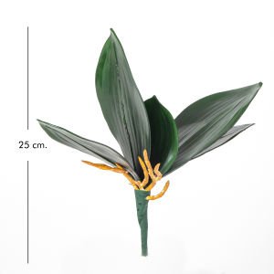 Yapay Orkide Yaprağı Yeşil 25 Cm.
