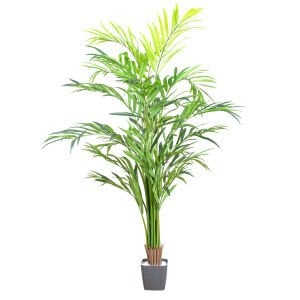 Yapay Palmiye Ağacı Gerçek Dokulu 21 Yapraklı Yeşil 250 Cm.