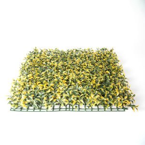 Yapay Çay Bitkisi Tabaka Sarı 50X50 Cm. UV KORUMALI - Dış Mekan Uyumlu