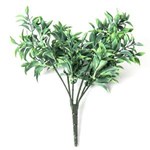 Yapay Çay Bitkisi Yeşil 35 Cm. UV Korumalı - Dış Mekan Uyumlu