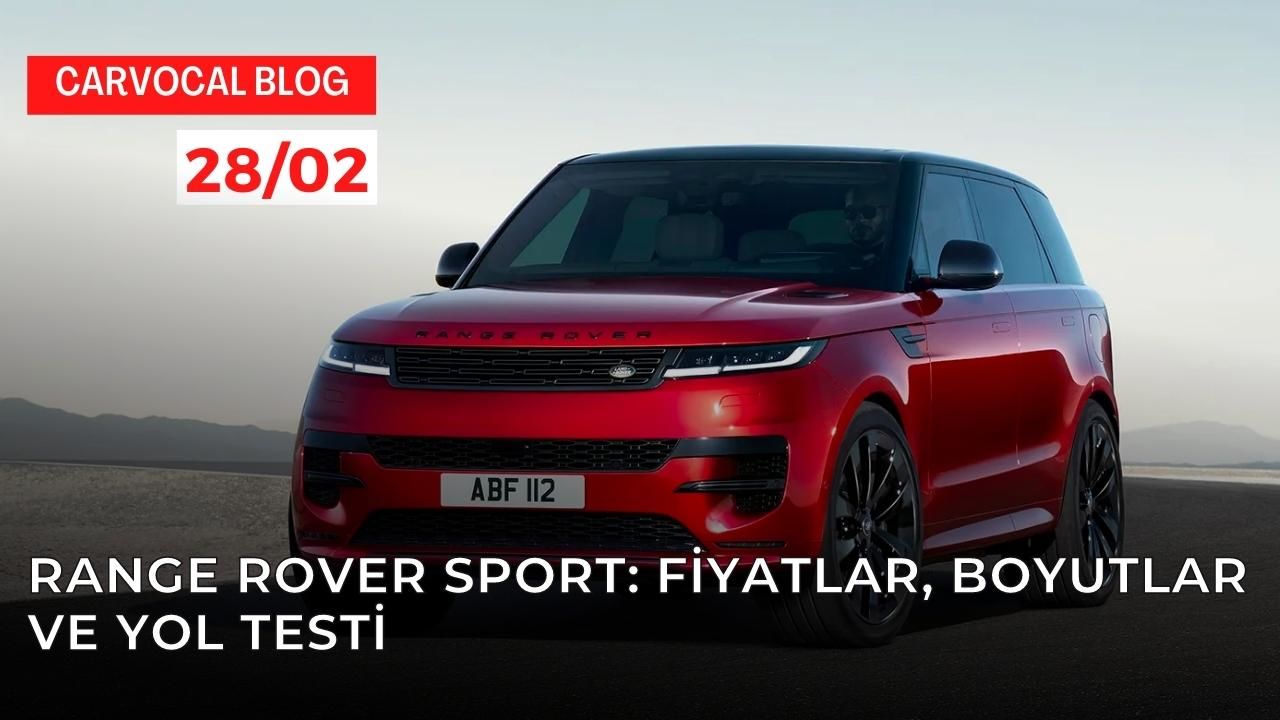 Range Rover Sport: fiyatlar, boyutlar ve yol testi