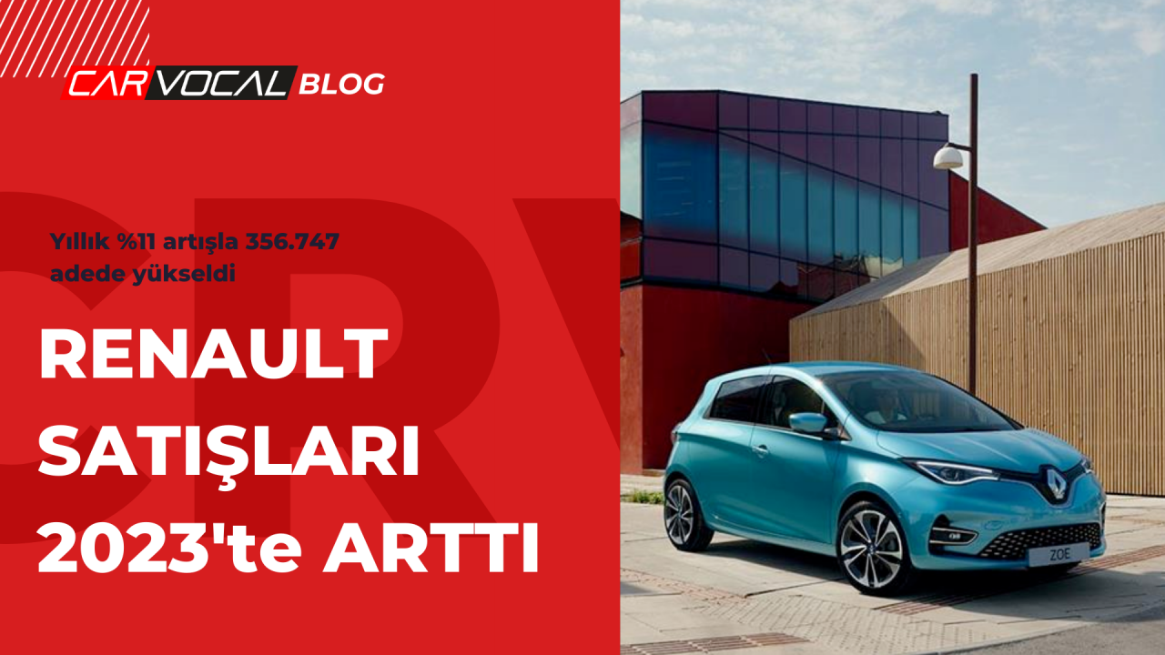 RENAULT SATIŞLARI 2023'te ARTTI