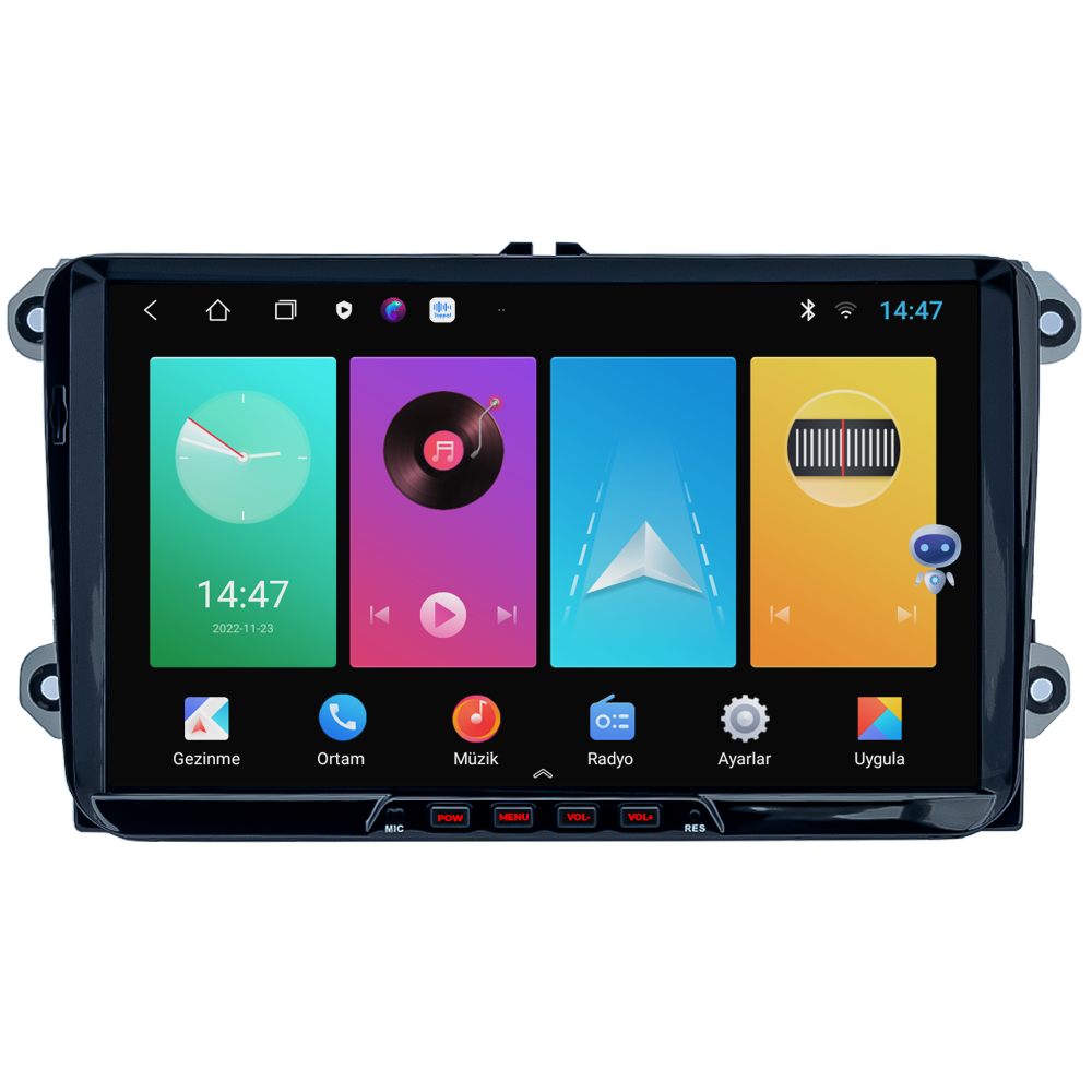 Skoda Fabia Android Multimedya Sistemi (2010-2014) CRV-4576SDA