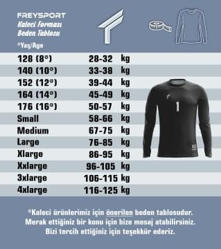 Freysport Fictile Süngersiz Kaleci Forma Seti