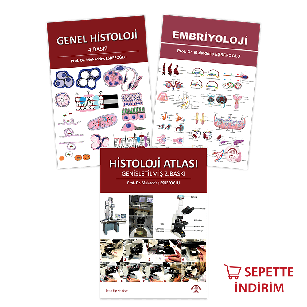 EMA Histoloji ve Embriyoloji Ders Kitapları 1.Sınıf