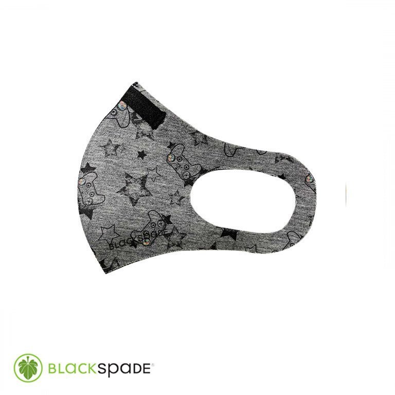 BLACKSPADE Çocuk Koruyucu Maske Oyun Baskı S1