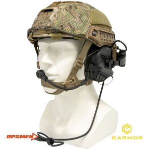 OPSMEN EARMOR M32X MOD3 KASK TIPI MIKROFONLU ATIS KULAKLIGI