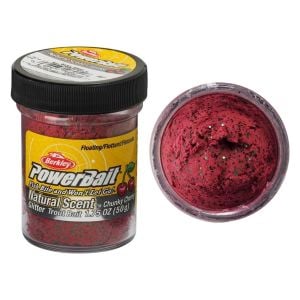 Berkley Powerbait Extra Scent Glitter Sahte Yemi - Chunky Cherry