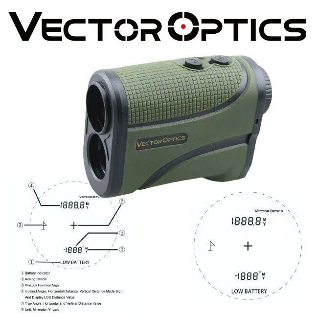 Vector Optics PARAGON 6X25 GEN2 1800METRE MESAFE BULUCU Range Finder 2000yrds