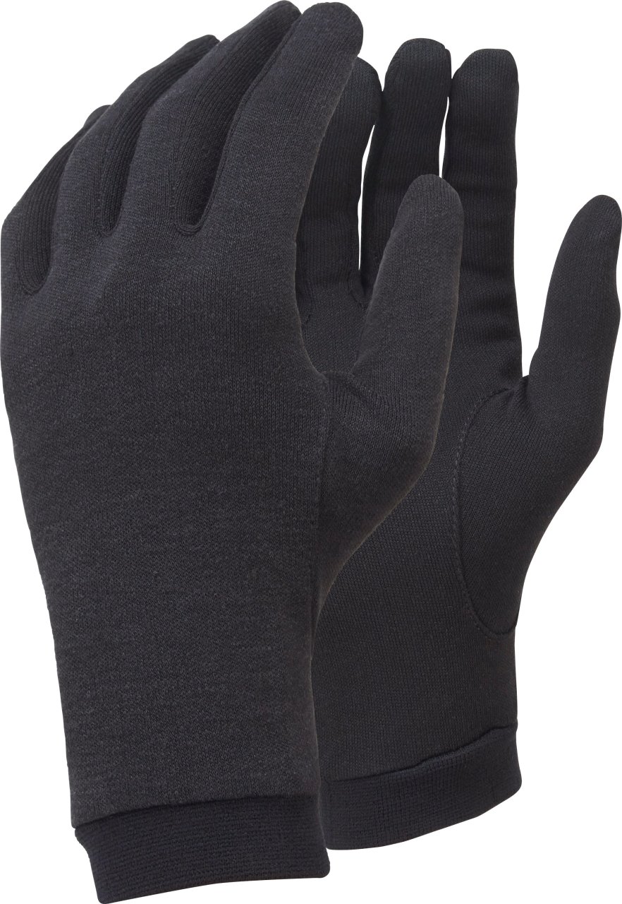 Silk Liner Glove Black