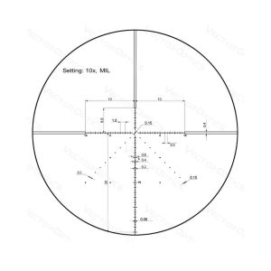 Vector Optics Veyron 10x44 SFP Tüfek Dürbünü SCOM-41